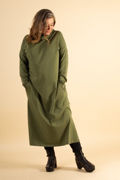 Polo Kaftan Dress Olive Green