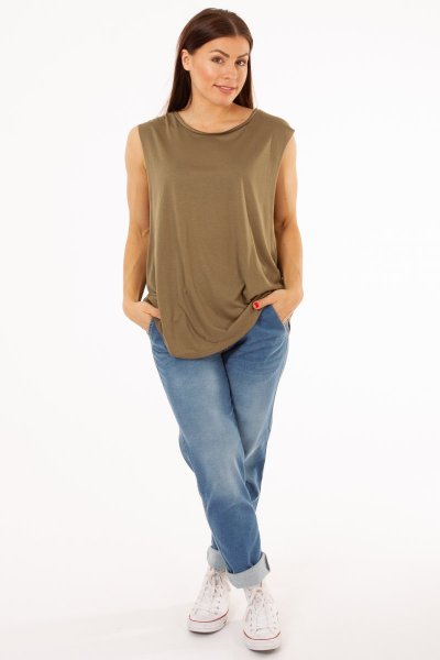 Loose Top Rio Olive Green