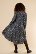 Agnes Dress Pattern Black & Grey