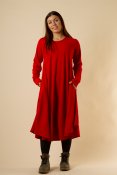 Riberine Dress Red