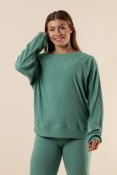 Soft Ribbed Shirt Lenoliumgreen