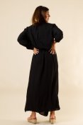 Viskan Kimono Dress Plain Black